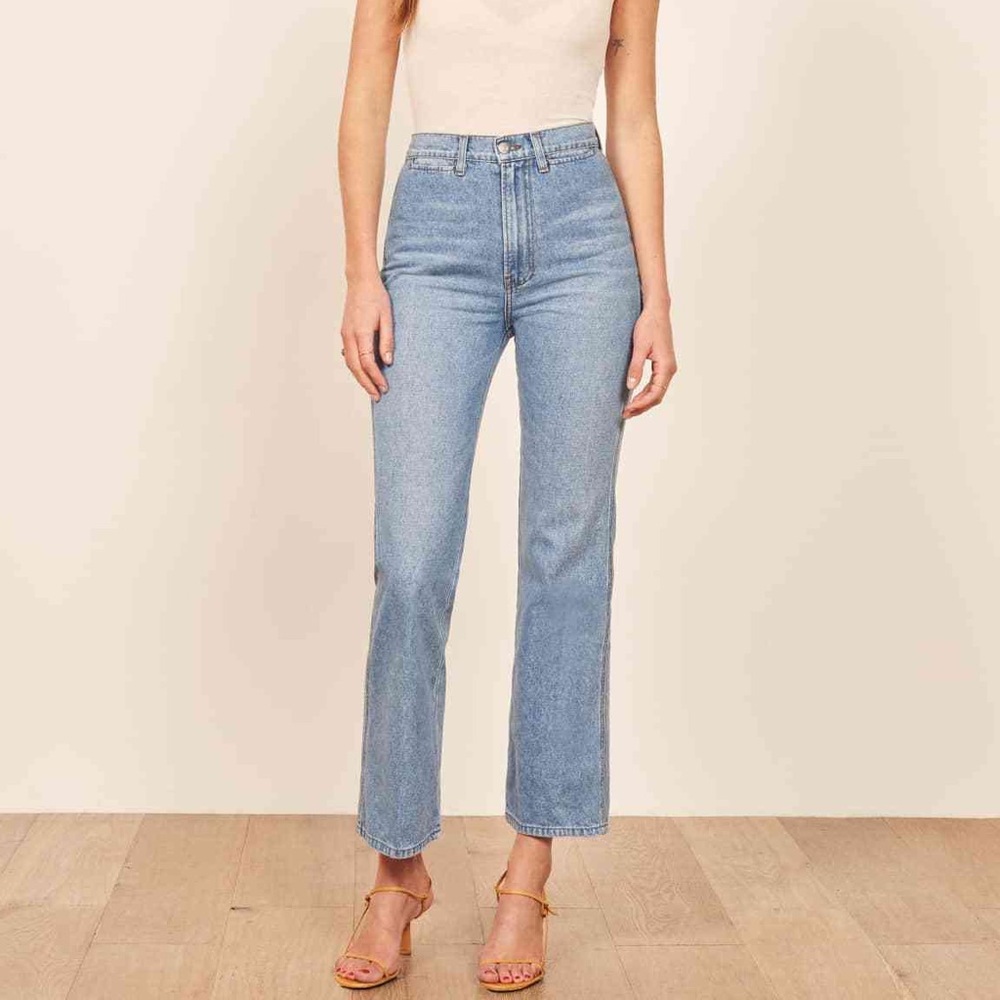Reformation willow jeans in light wash